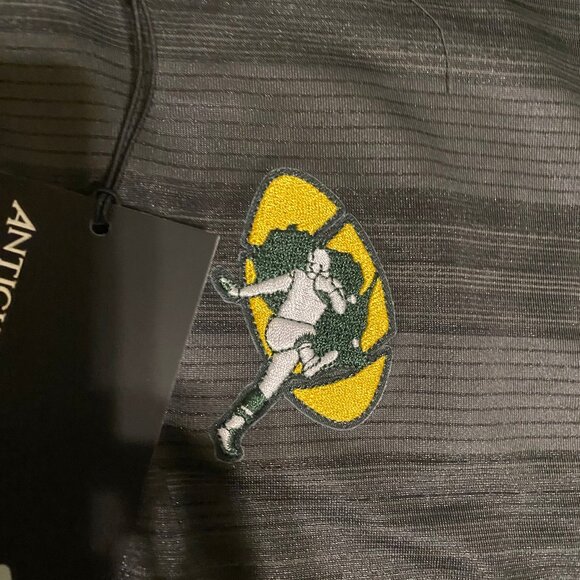 Green Bay Packers Cutter and Buck Throwback Logo Polo - Picture 2 of 4